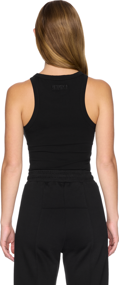 VETEMENTS Embroidered Logo Tank Top