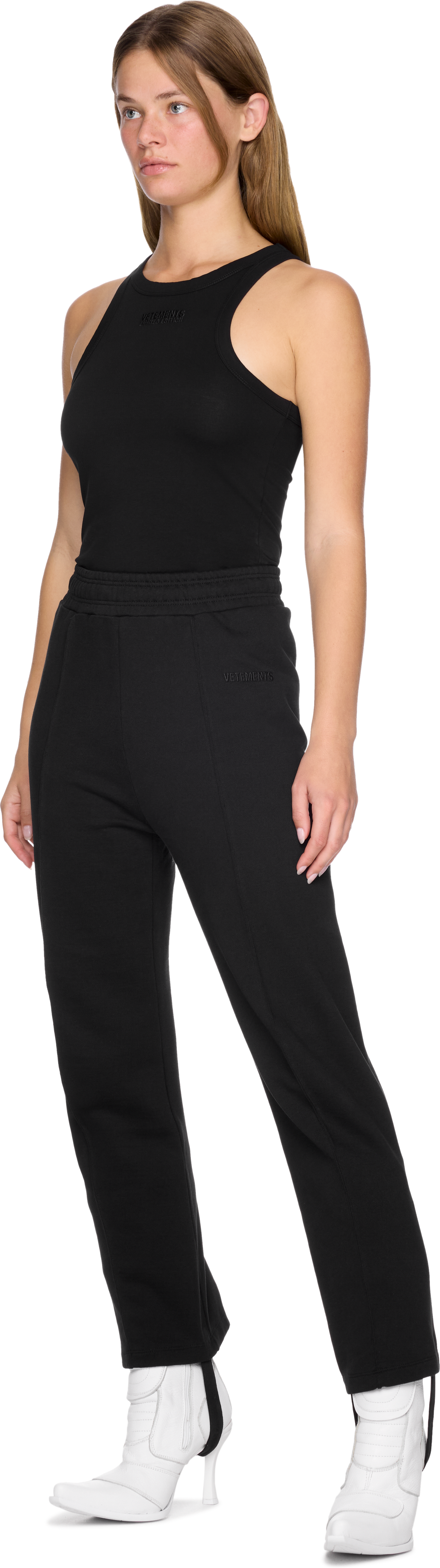 VETEMENTS Embroidered Logo Tank Top