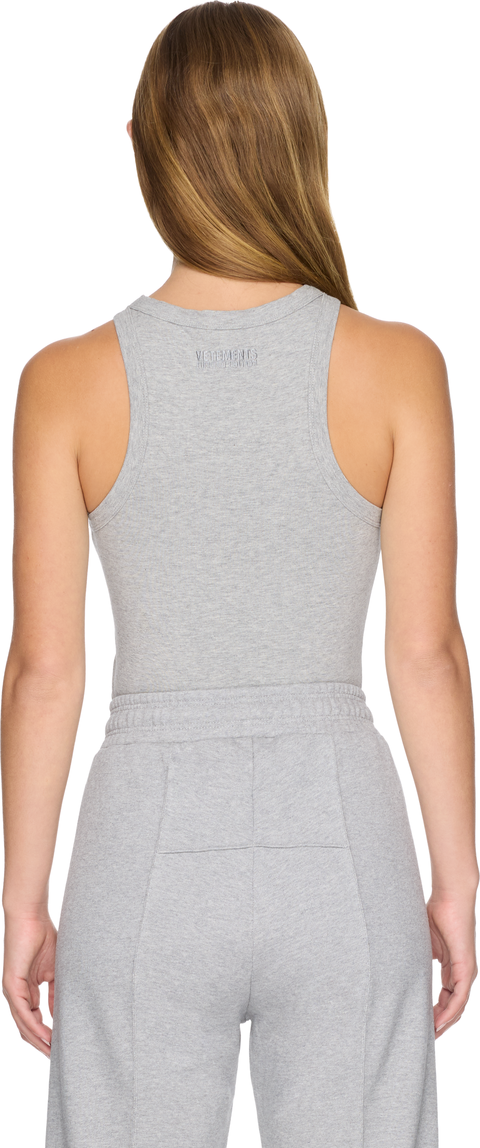 VETEMENTS Embroidered Logo Tank Top