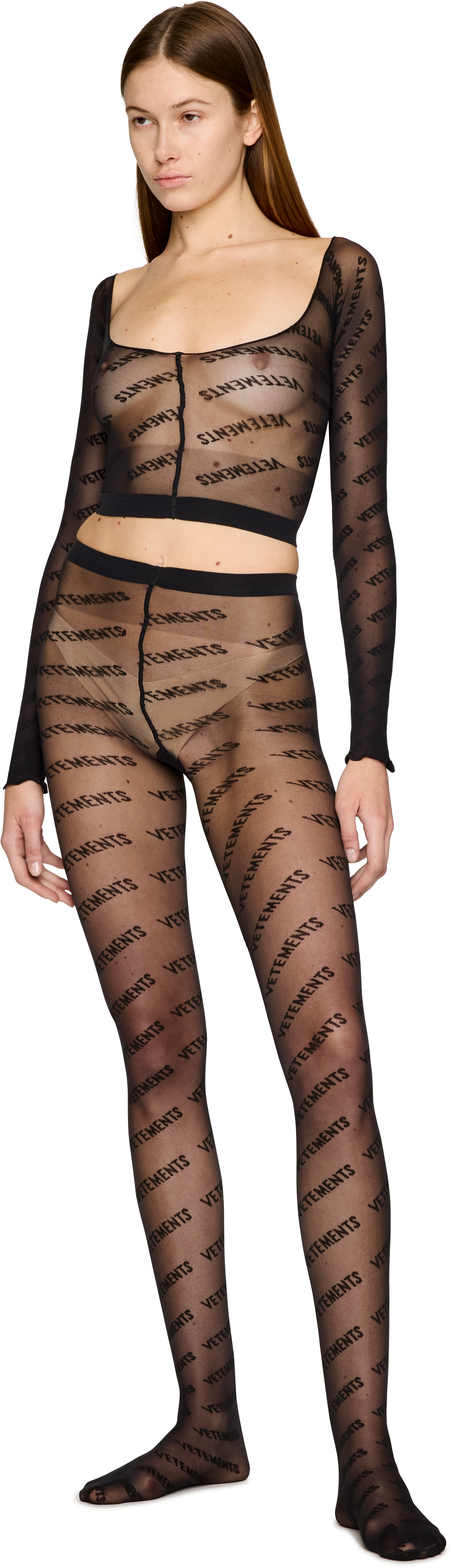 VETEMENTS Logo Stockings Top