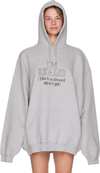 VETEMENTS I'm Retired Oversized Hoodie Top