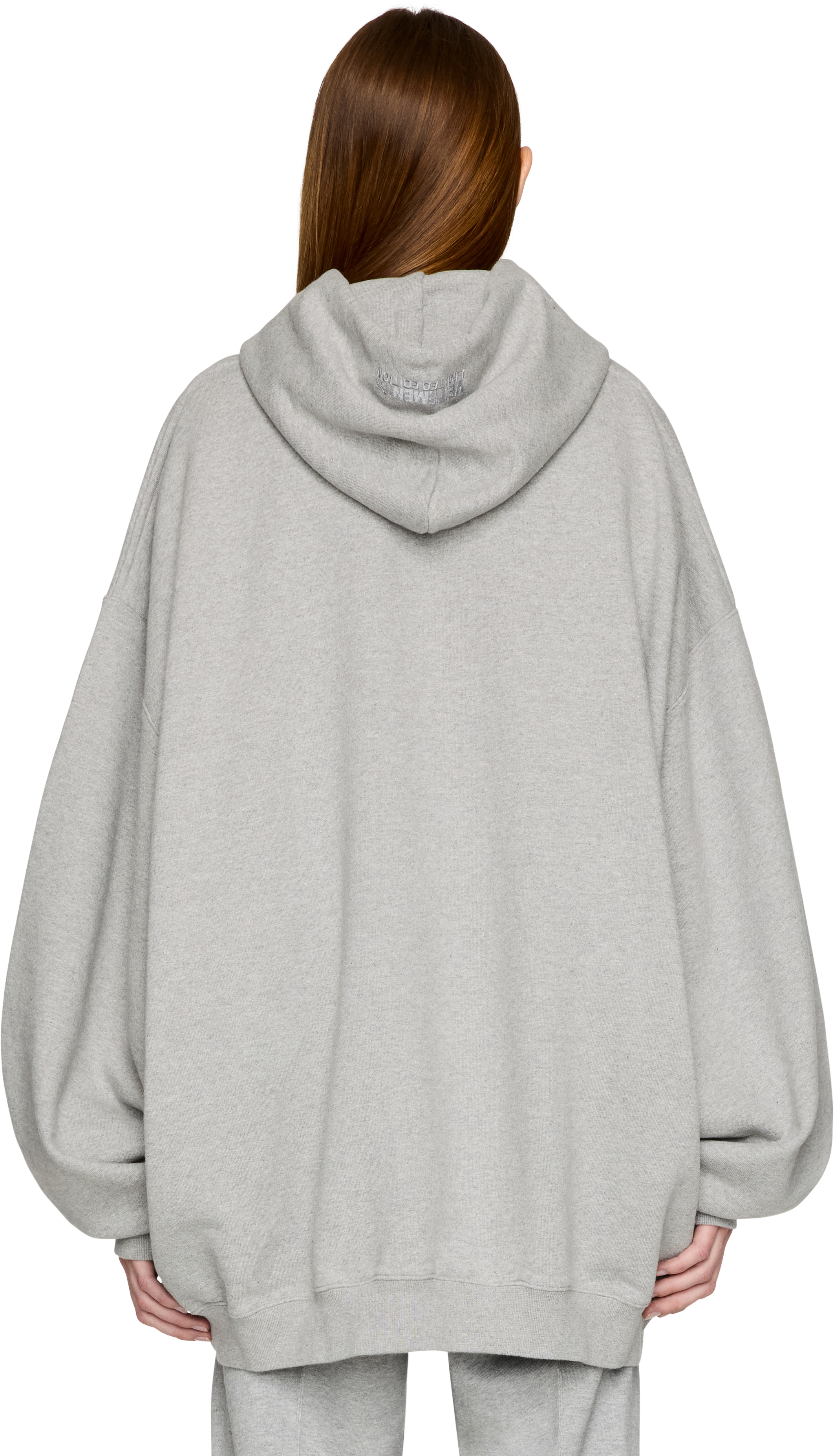 VETEMENTS I'm Retired Oversized Hoodie Top