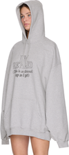 VETEMENTS I'm Retired Oversized Hoodie Top