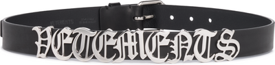 VETEMENTS Vetements Gothic Logo Belt