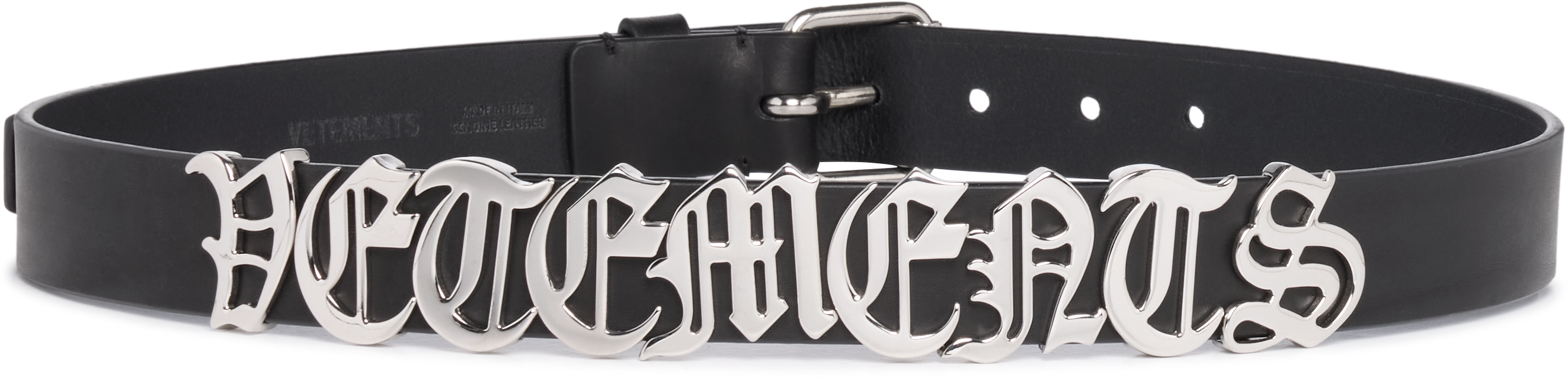 VETEMENTS Vetements Gothic Logo Belt
