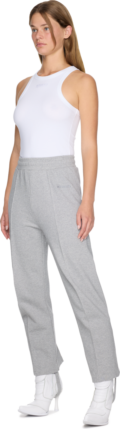 VETEMENTS Embroidered Logo Tank Top