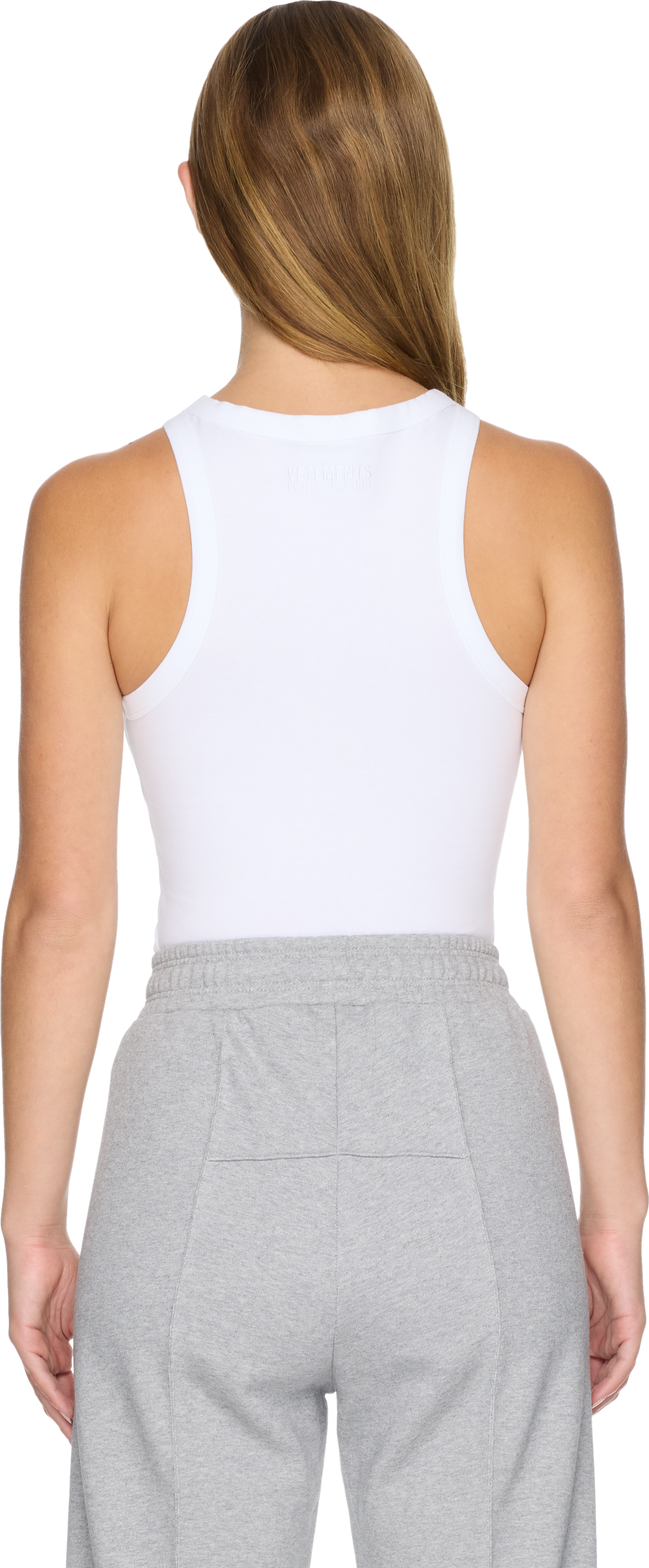 VETEMENTS Embroidered Logo Tank Top