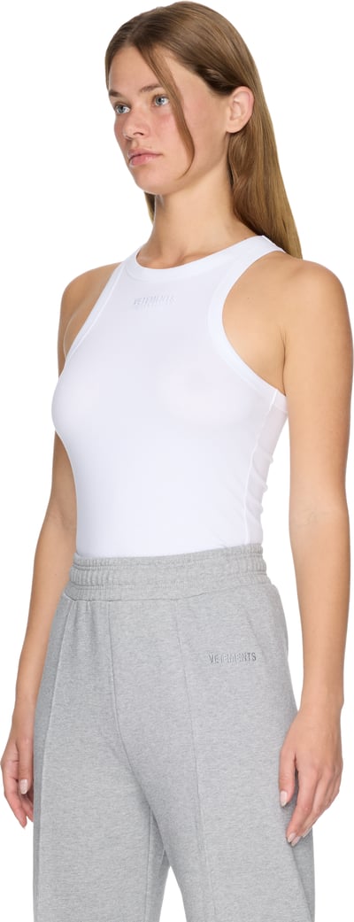 VETEMENTS Embroidered Logo Tank Top