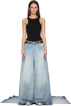 VETEMENTS Red Carpet Train Jeans