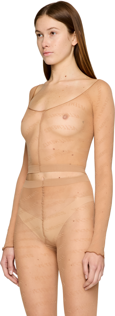 VETEMENTS Logo Stockings Top