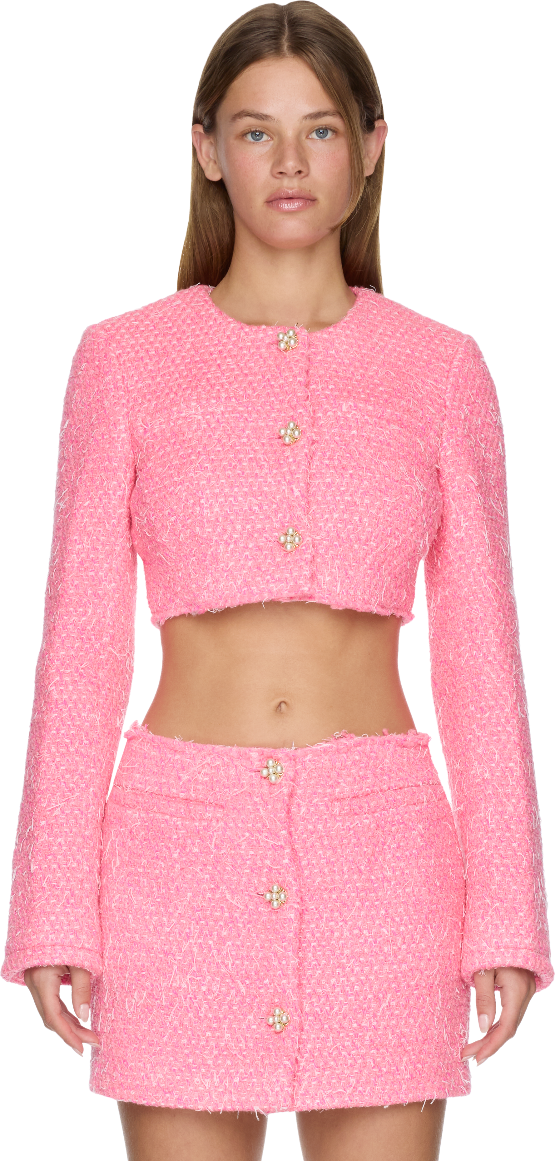 VETEMENTS Deconstructed Tweed Jacket