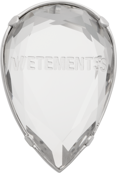 VETEMENTS Pear Crystal Ring