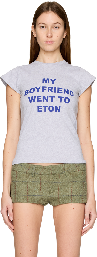 LAURA ANDRASCHKO My Boyfriend Went To Eton Baby T-Shirt