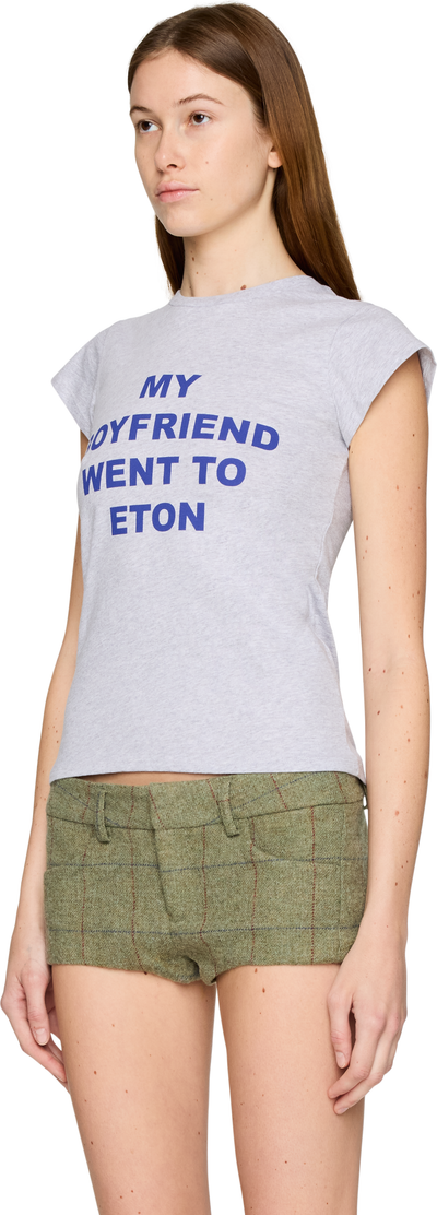 LAURA ANDRASCHKO My Boyfriend Went To Eton Baby T-Shirt
