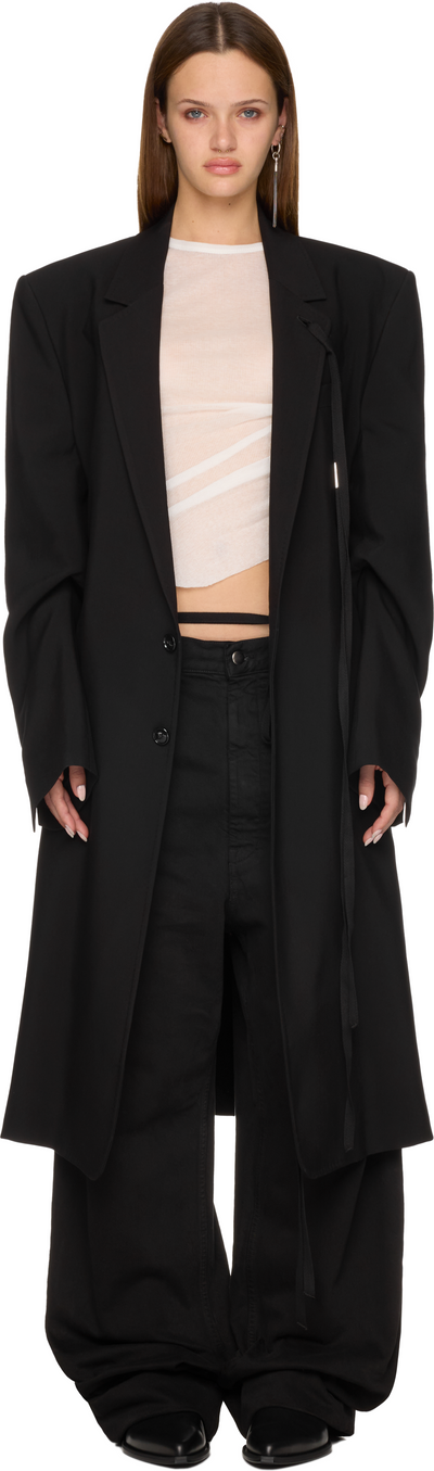 Ann Demeulemeester Slouchy Long Jacket