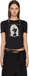 Ann Demeulemeester Georgette ''Till The End'' Micro T-Shirt