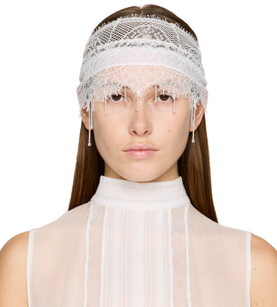 Ann Demeulemeester Klas Embroidered Lace Cap
