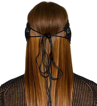 Ann Demeulemeester Klas Embroidered Lace Cap