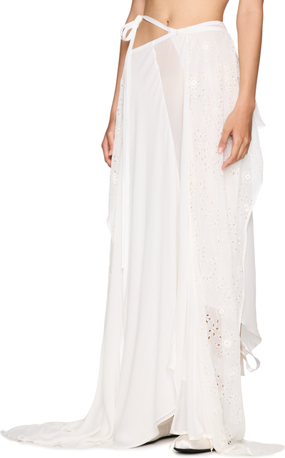 Ann Demeulemeester Sirka Deconstructed Asymmetric Long Skirt