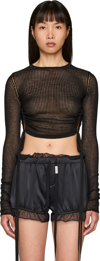 Ann Demeulemeester Beta Cropped Sweater
