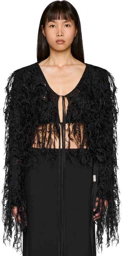 Ann Demeulemeester Madli Cropped Sweater