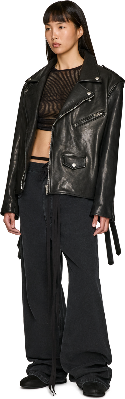 Ann Demeulemeester Flavia Perfecto Leather Jacket