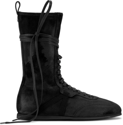 Ann Demeulemeester Fides High-Top Boxing Sneakers