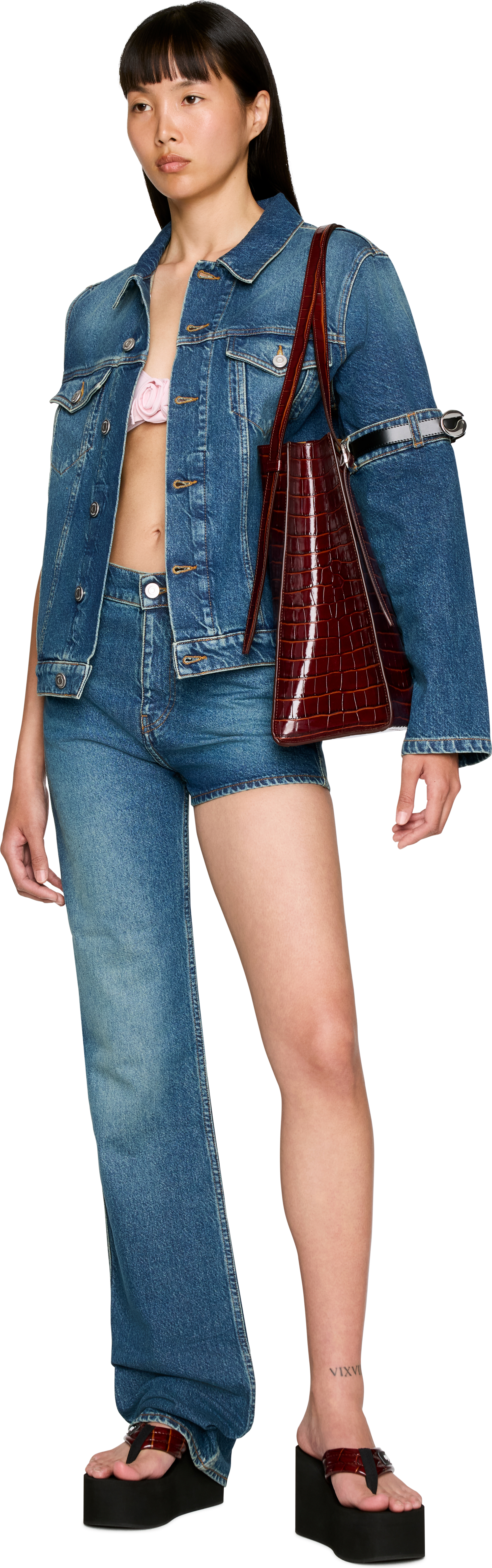 Coperni One-Arm Denim Jacket
