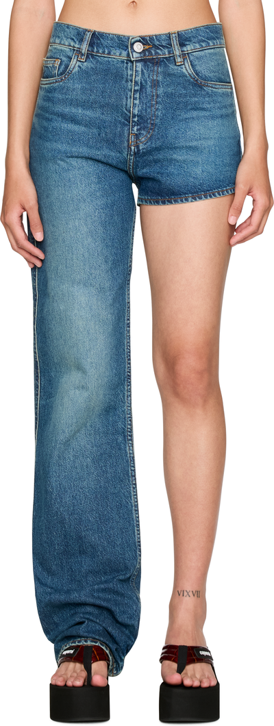 Coperni One-Leg Denim Jeans