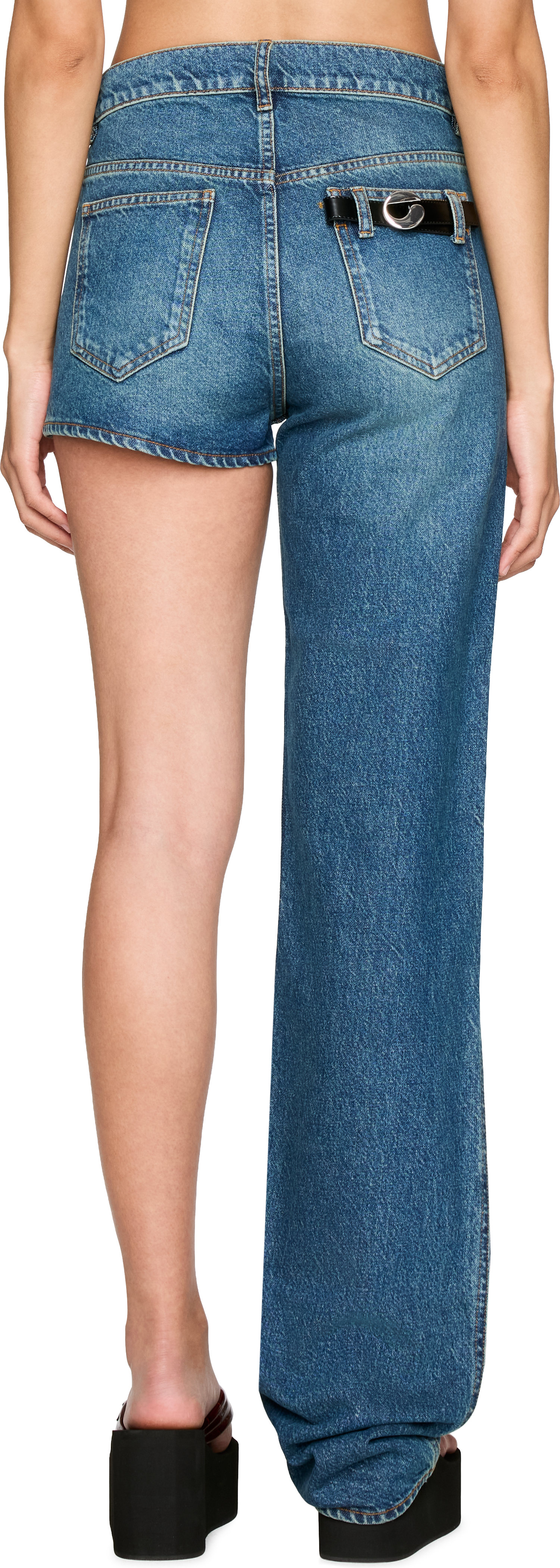 Coperni One-Leg Denim Jeans