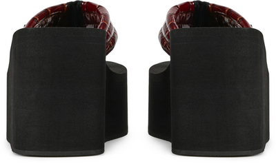 Coperni Croco Branded Wedge Sandal