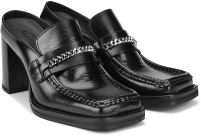 Martine Rose Square Toe Heeled Loafer