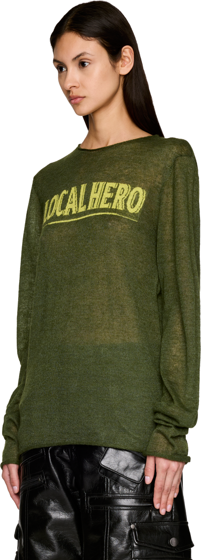 Martine Rose Local Hero Fine Intarsia Sweater