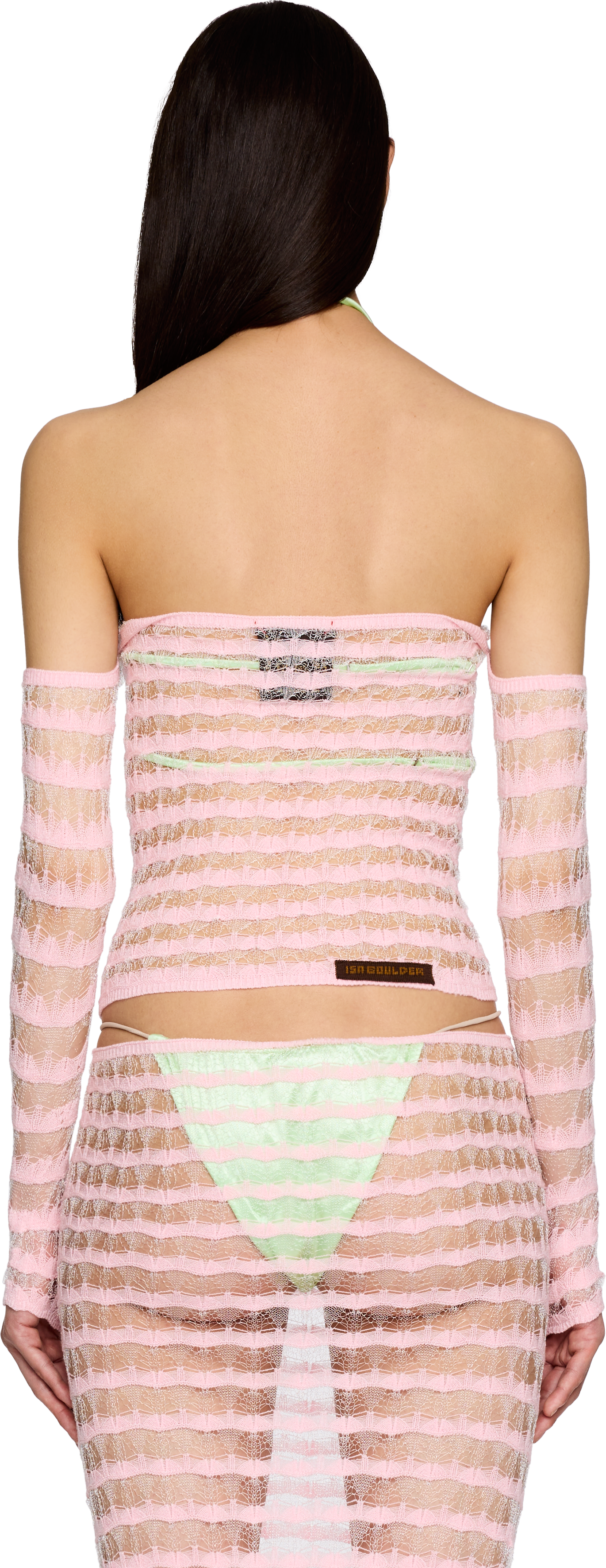 Isa Boulder Allea Lace Off Shoulder Top With Sleeves