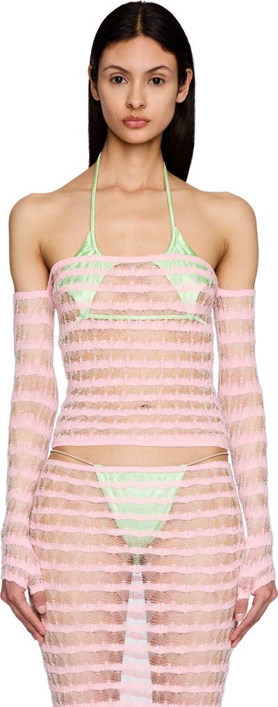 Isa Boulder Allea Lace Off Shoulder Top With Sleeves