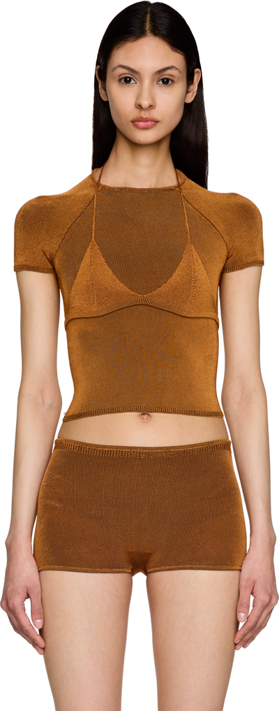 Isa Boulder Knitted Malley Bra & Jia Baby T-shirt