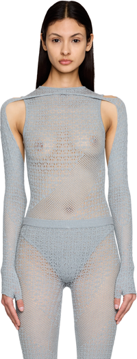 Picture of Rib-Knit Halter Bodysuit