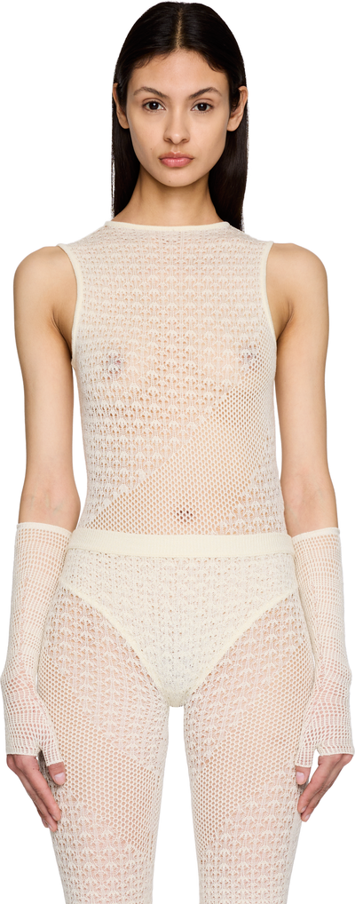 Isa Boulder Rib-Knit Halter Bodysuit