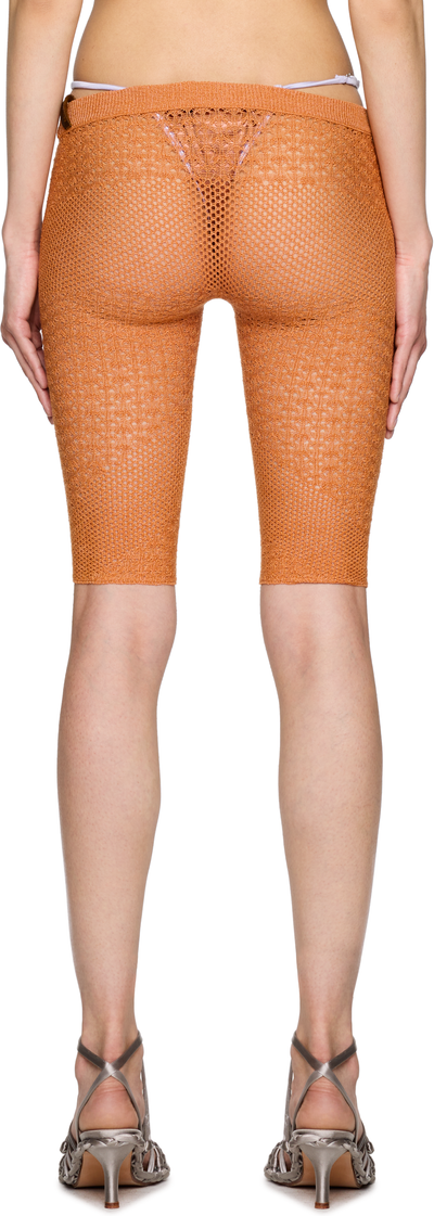 Isa Boulder Lace Trimmed Biker Shorts