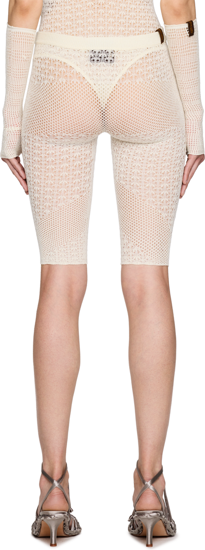 Isa Boulder Lace Trimmed Biker Shorts