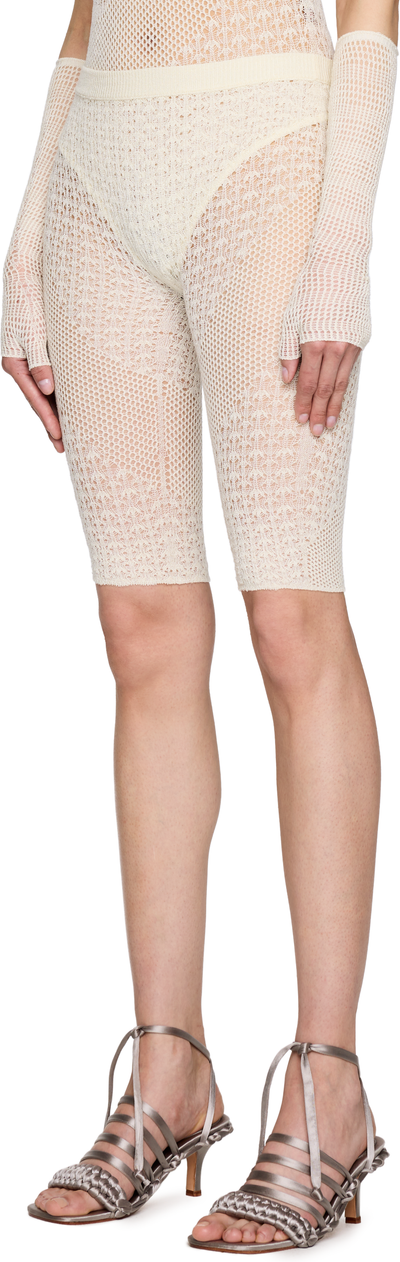 Isa Boulder Lace Trimmed Biker Shorts