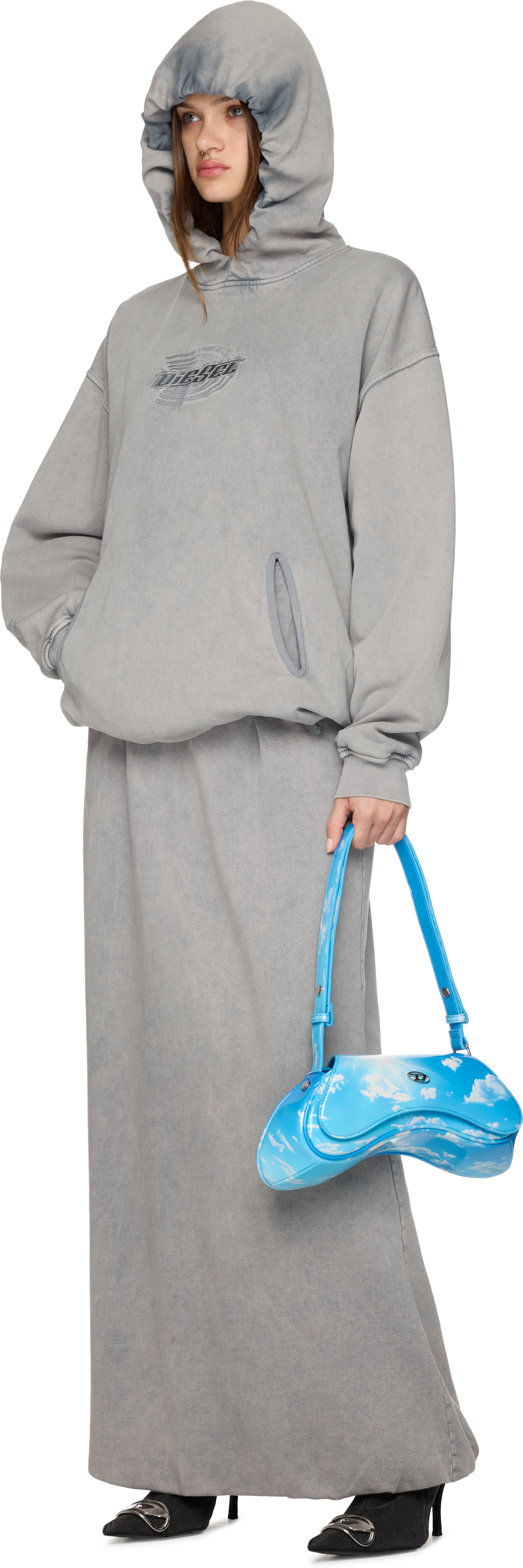 Diesel S-Boxstic-Hood Sweatshirt