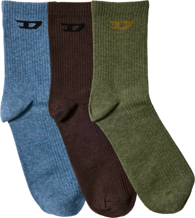 Diesel Skm-D Three-pack Tennis Crew Socks