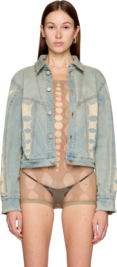 Rui Denim Print Jacket