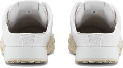 Marine Serre Suede Leather MS Rise Tyko Mules