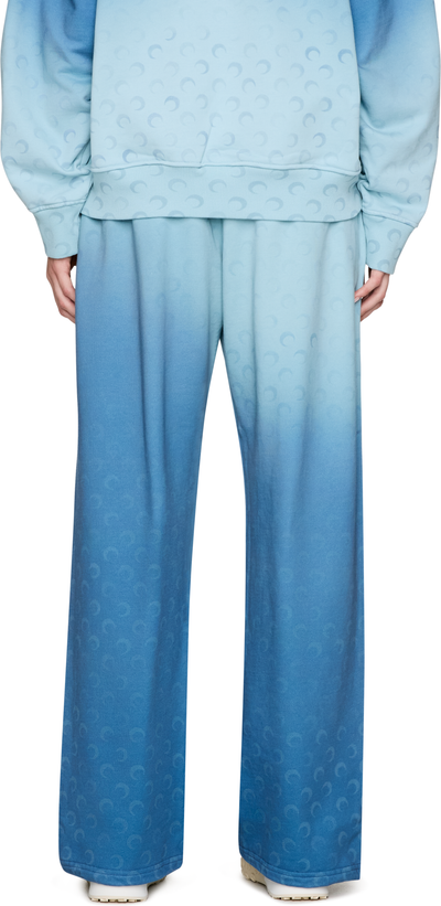 Marine Serre Moon Faded Fleece Sweatpants