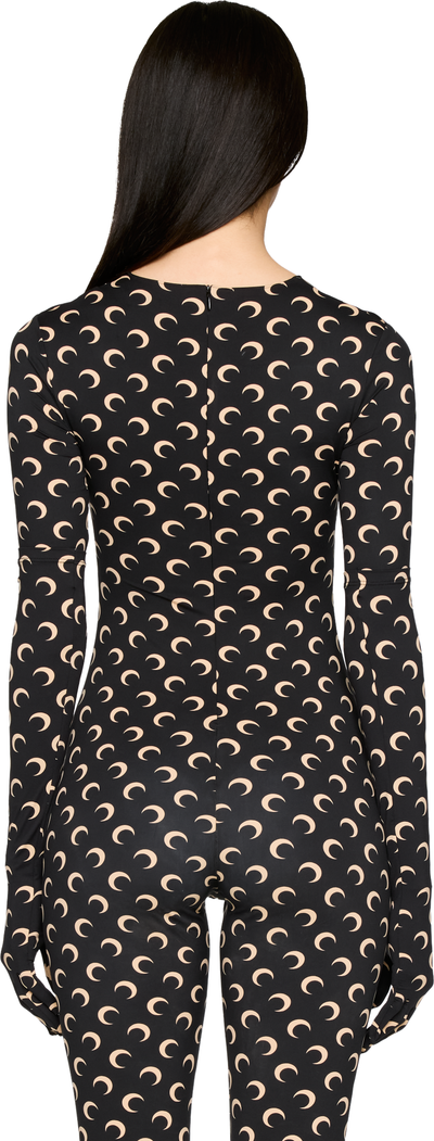 Marine Serre Regenerated All Over Moon Gloves