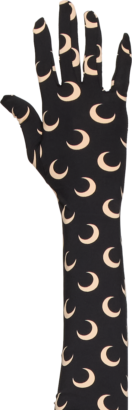 Marine Serre Regenerated All Over Moon Gloves