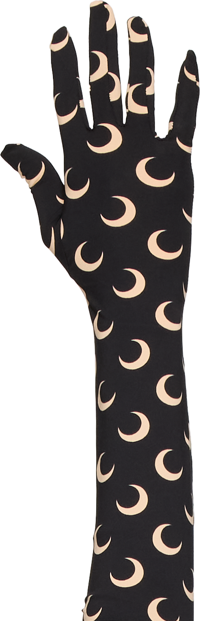Marine Serre Regenerated All Over Moon Gloves