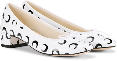 Marine Serre Marine Serre x Repetto Camille Moon Printed Leather MS Flats